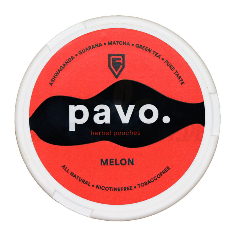 pavo. Herbal Pouches Slim Melon 12 g – Wassermelone & Tee