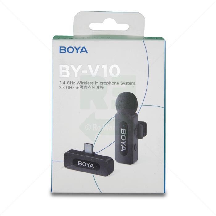 BOYA BY-V10 kabelloses Lavalier-Mikrofon USB-C