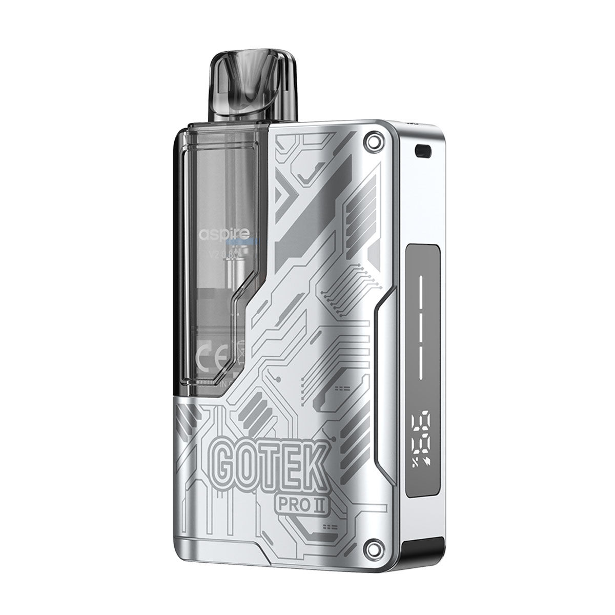 E-Zigaretten Set ASPIRE Gotek Pro 2 2500mAh silber