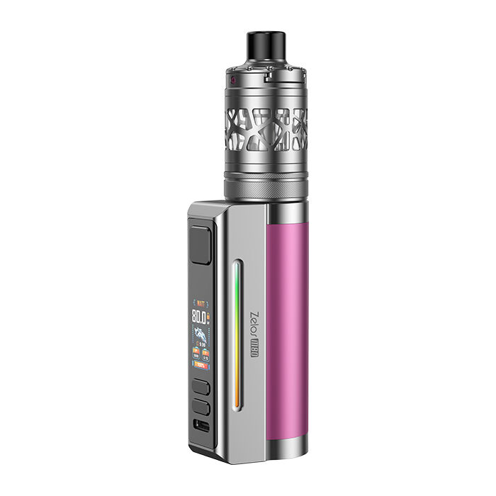 E-Zigaretten Set ASPIRE Zelos M80 4ml 2600mAh pink-silber