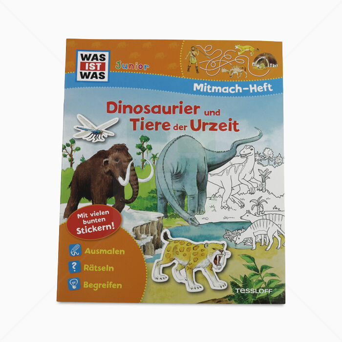 Heft WAS IST WAS Junior Dinosaurier und Tiere der Urzeit
