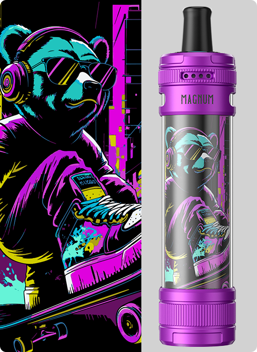 E-Zigaretten Set ASPIRE Magnum 6ml Purpur & Cyber Bear
