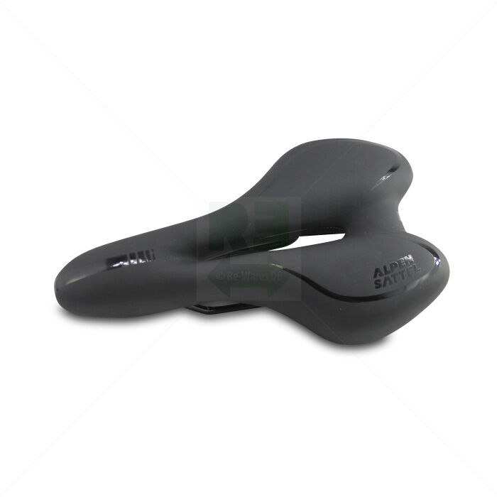 Fahrradsattel Alpensattel schwarz