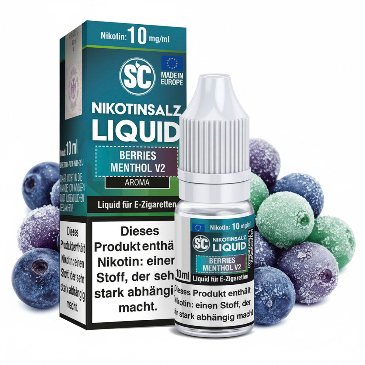SC Nikotinsalz Liquid Berries Menthol v2 10 mg/ml 10 ml