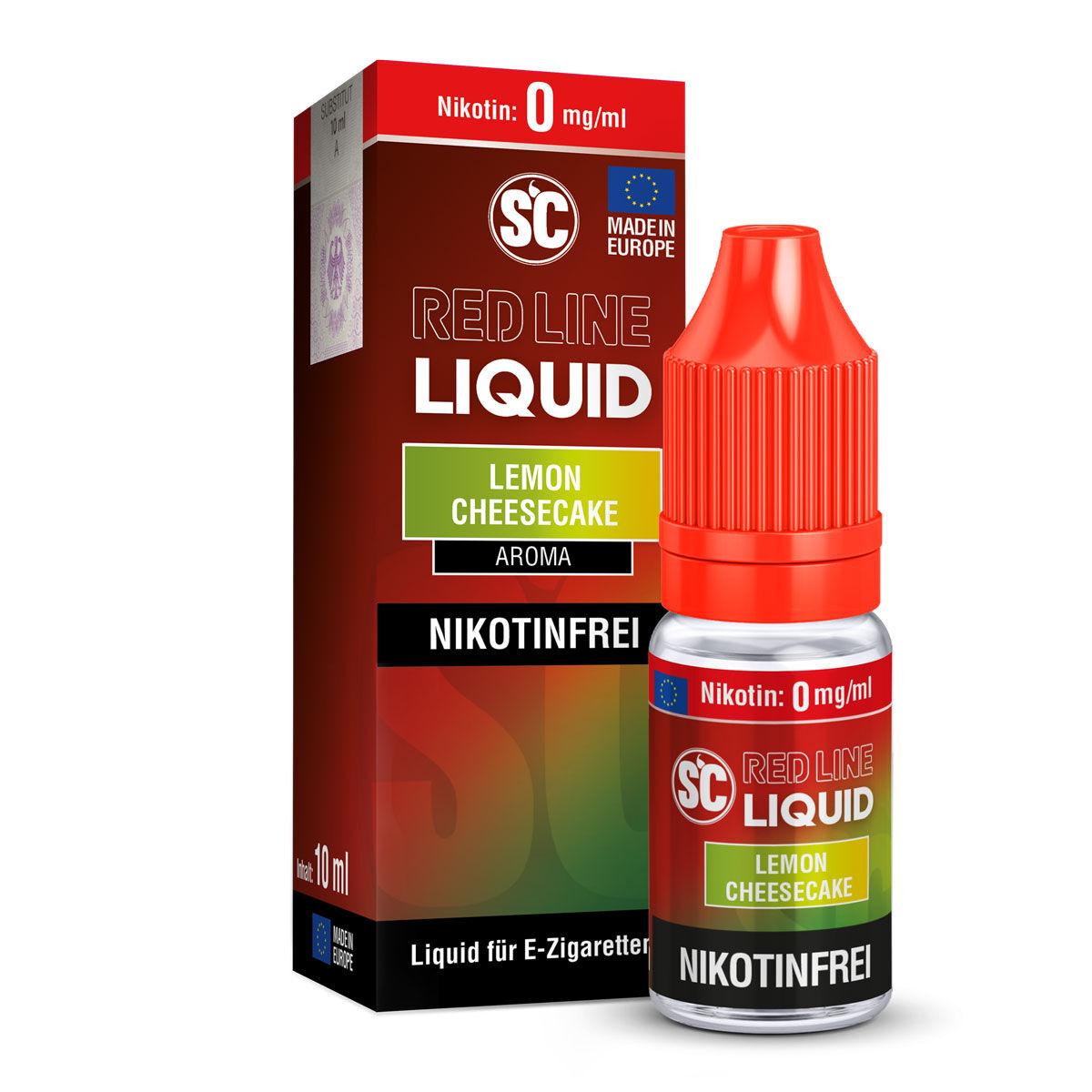 SC Red Line Lemon Cheesecake Liquid 10 ml 0 mg/ml