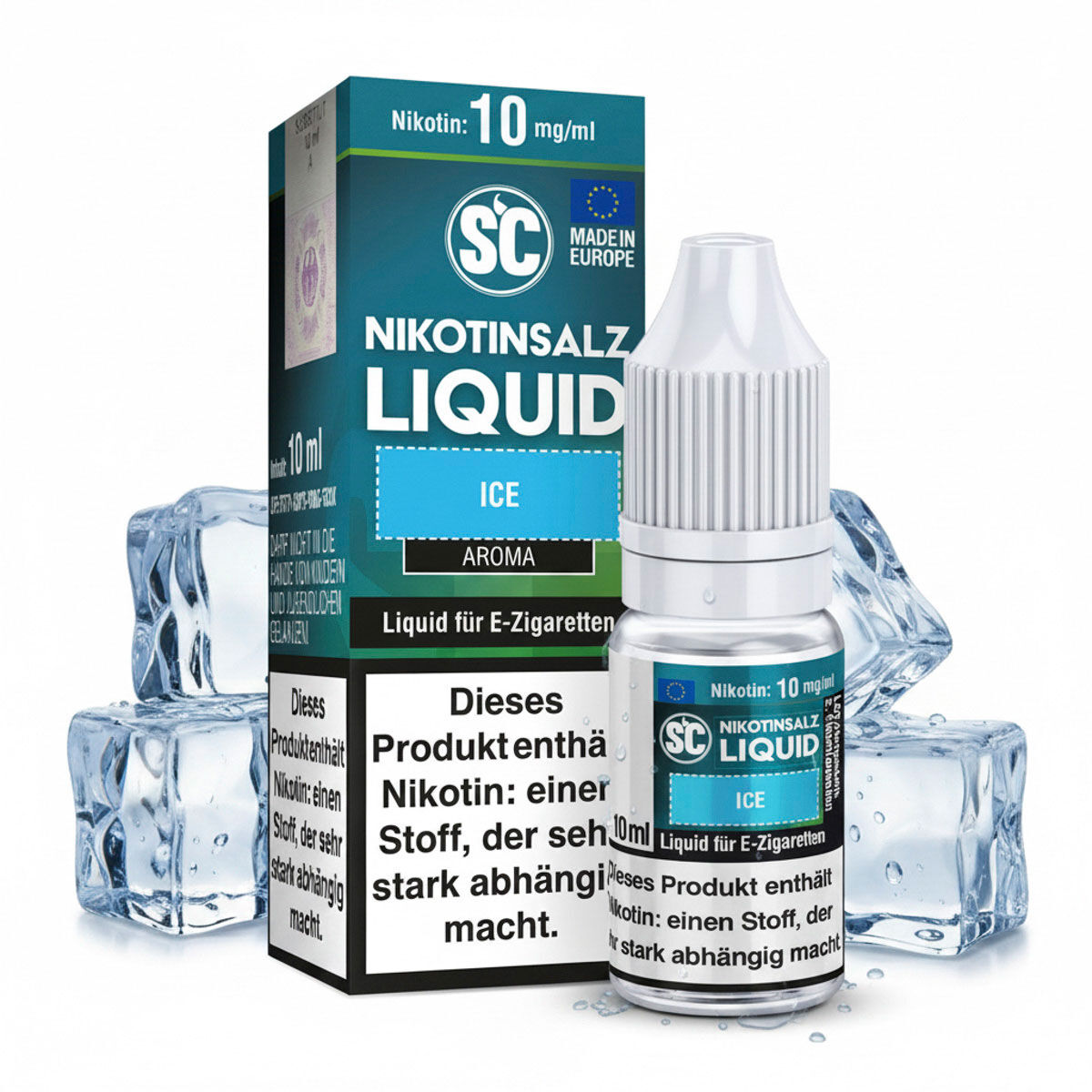 SC Liquid Nikotinsalz Ice 10 ml – Menthol mit Kühle
