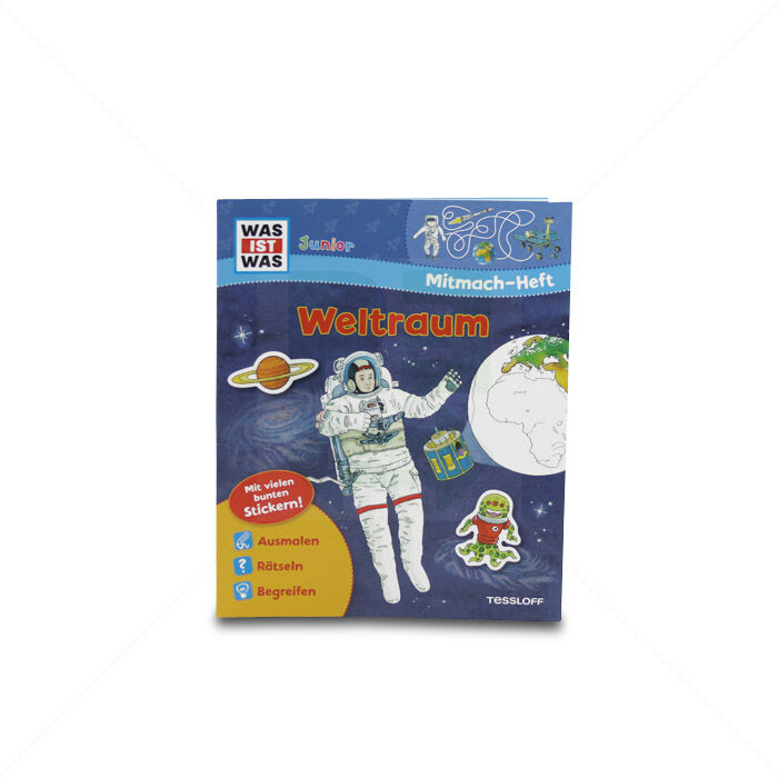 Heft Tessloff WAS IST WAS Junior Mitmach-Heft mit Sticker Weltraum Heft Tessloff WAS IST WAS Junior Mitmach-Heft mit Sticker Weltraum
