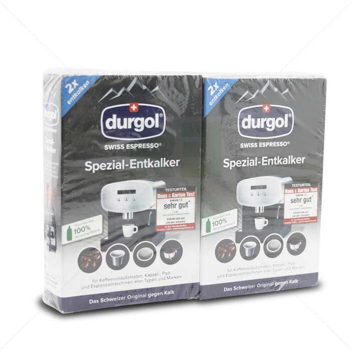 Spezial-Entkalker Kalkentferner Kaffeemaschinen durgol swiss espresso 4x125ml