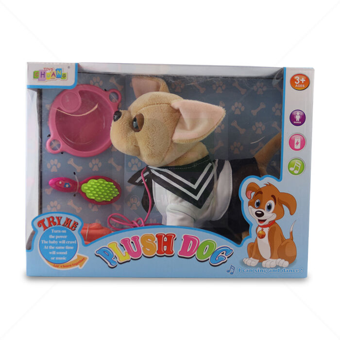 Interaktives Haustier LEAN Toys Hund | Chihuahua | mit Zubehör