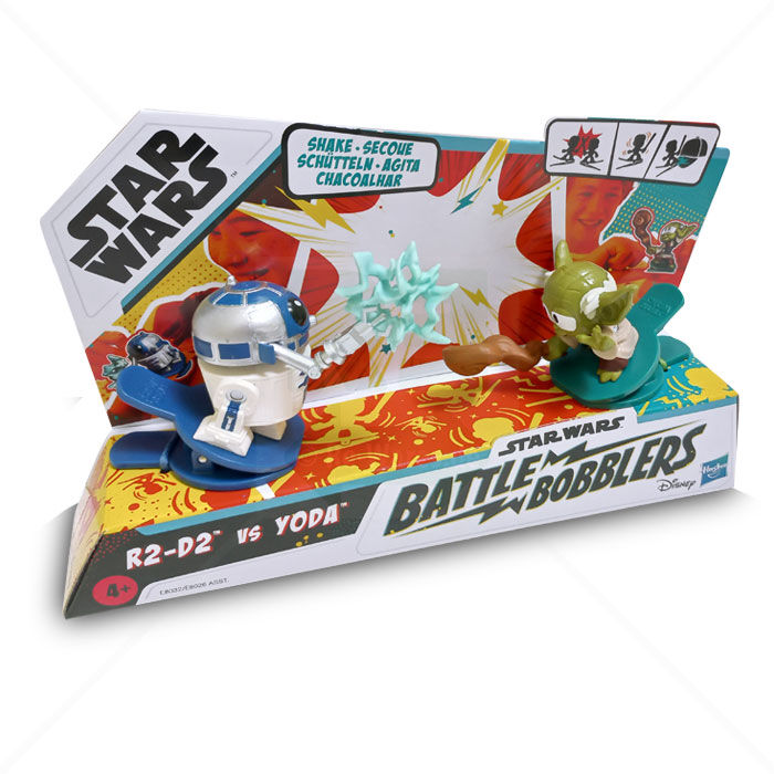 Battle Bobblers Star Wars Hasbro R2-D2 vs Yoda Battle Bobblers Star Wars Hasbro R2-D2 vs Yoda