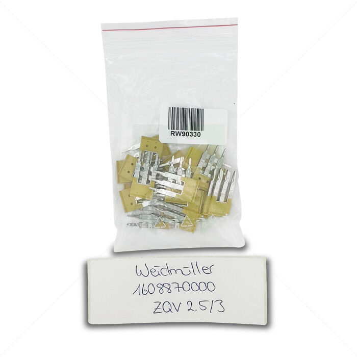 Querverbinder Weidmüller ZQV 2,5/3 Querverbinder, gelb 22 Stück