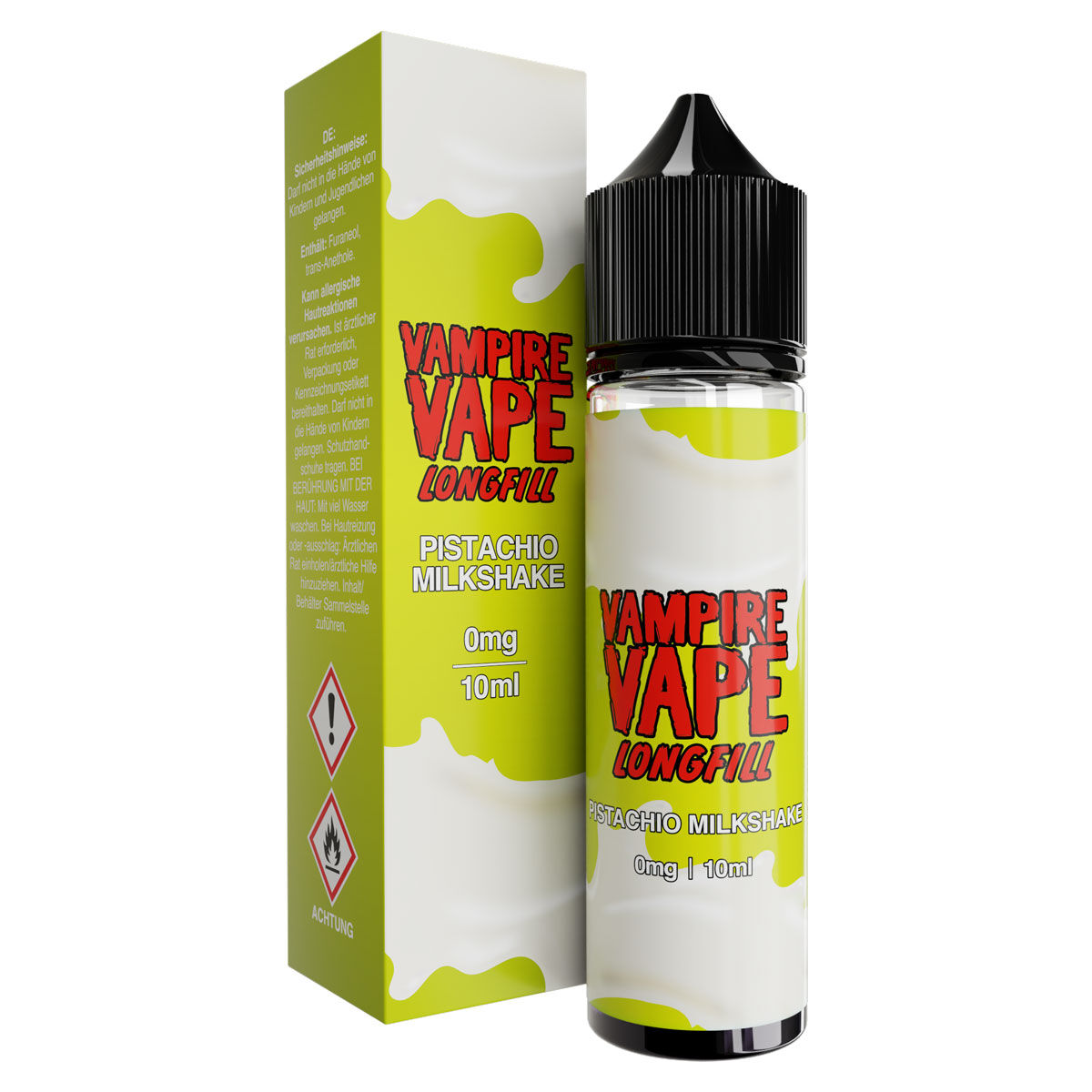 Aroma (Longfill) Pistachio Milkshake Vampire Vape 10ml (60ml Flasche)