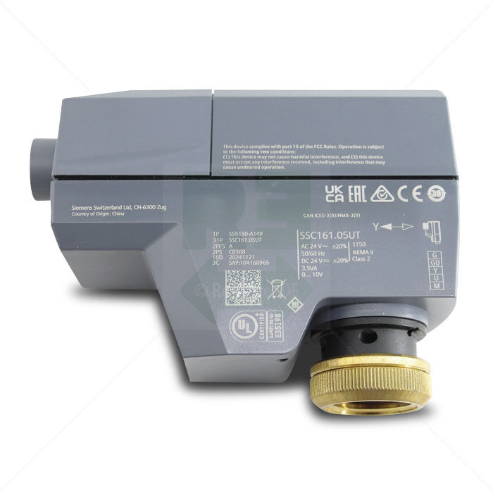 Elektromotorischer Stellantrieb Siemens SSC161.05UT