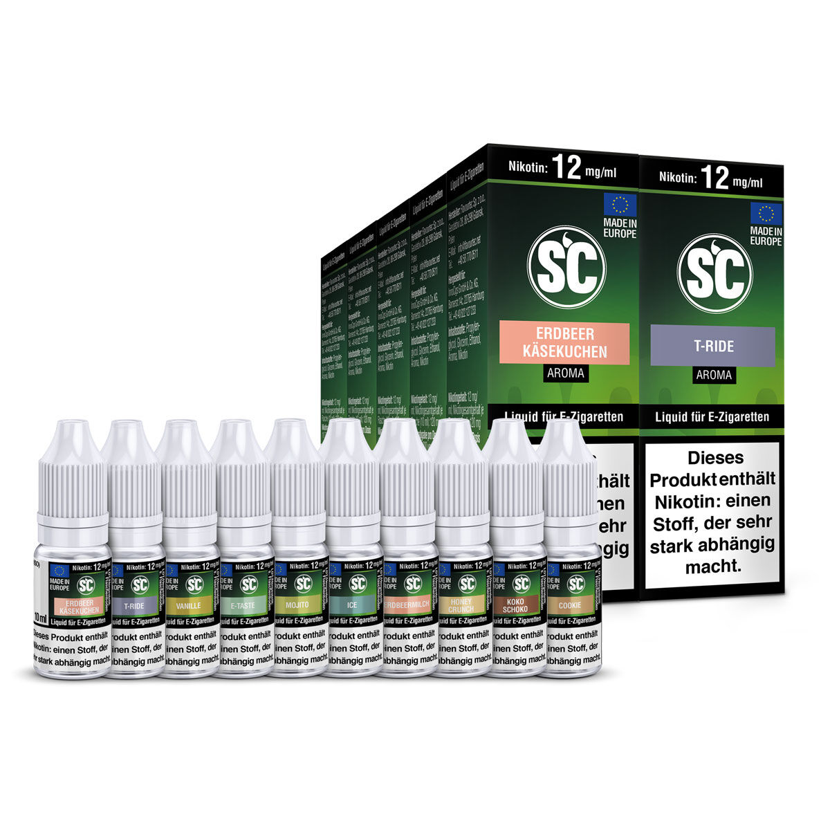 Liquid Probierbox Gourmet SC 10x10 ml 12 mg/ml