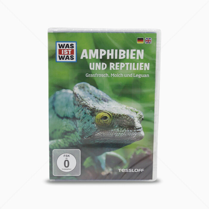 DVD Tessloff Was ist Was   AMPHIBIEN UND REPTILIEN Grasfrosch, Molch und Leguan
