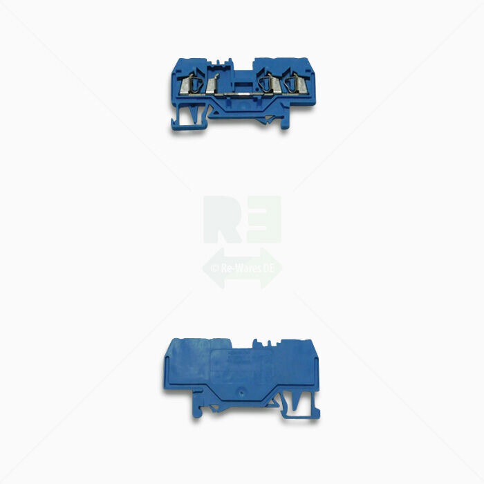 Klemme Wago 280-684 3-Leiter-Durchgangsklemme 4mm² blau