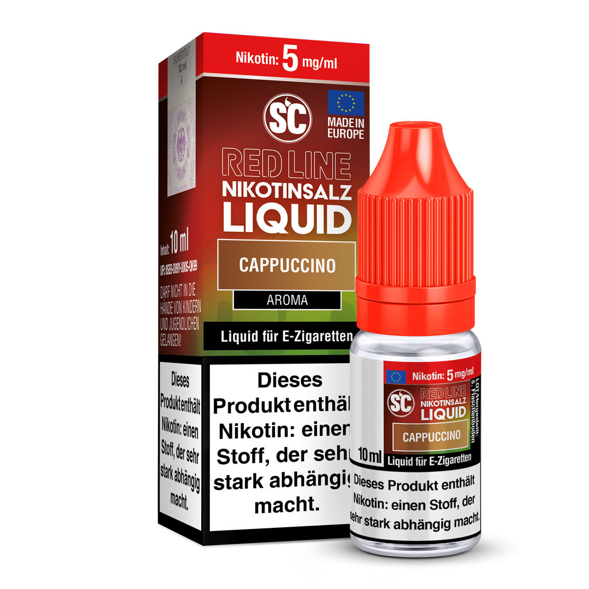SC Red Line Nikotinsalz Liquid Cappuccino 05 mg/ml 10 ml