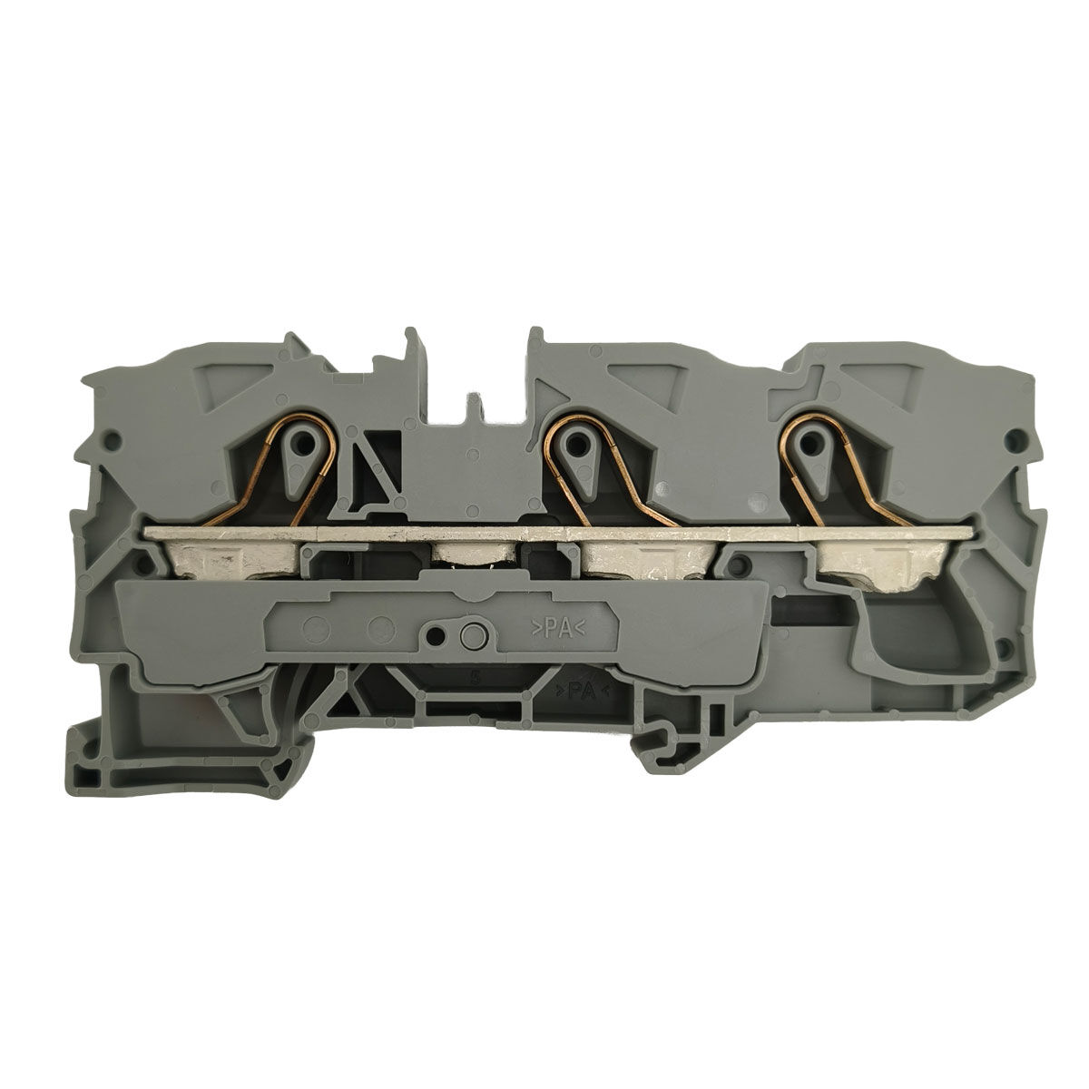 3-Leiter-Durchgangsklemmen WAGO TOPJOB S 2010-1301 10 mm² grau – 2 Stück