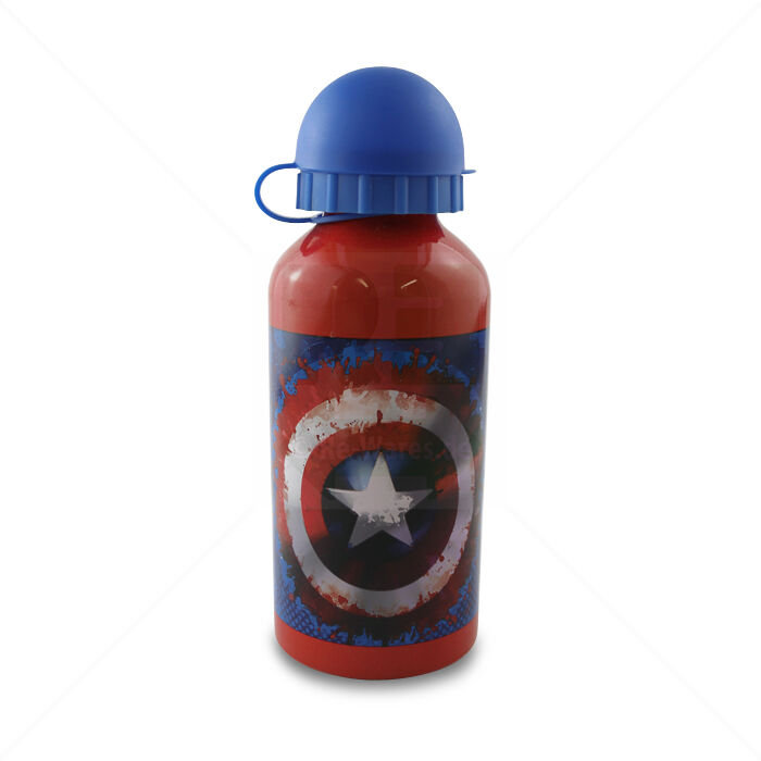 Kindertrinkflasche STOR Captain America 400ml | Aluminium
