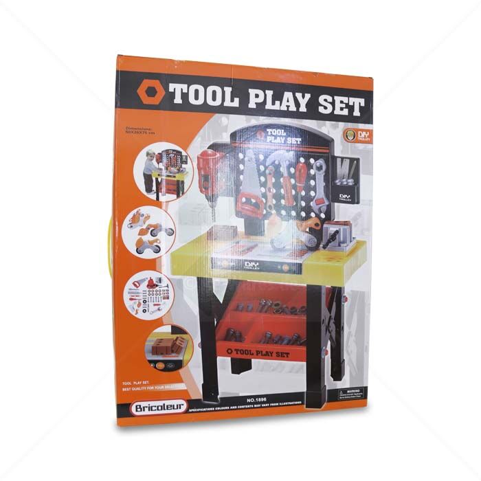 Werkbank mit Werkzeug LEAN Toys Tool Play Set Werkbank mit Werkzeug LEAN Toys Tool Play Set