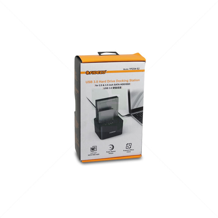 Festplatten-Dockingstation Fideco USB 3.0 SATA-HDD/SSD