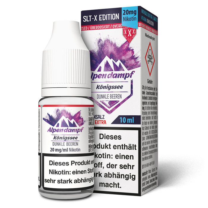 Liquid Nikotinsalz SLT-X Königssee Alpendampf 10ml 20mg/ml (stark)
