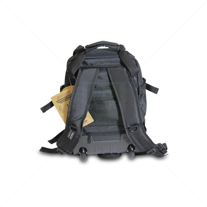 Rucksacktrolley Aerolite mit 2 Räder 40x25x20 cm schwarz Rucksacktrolley Aerolite mit 2 Räder 40x25x20 cm schwarz
