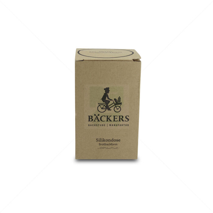 Silikonbackform Bäckers rund, grau