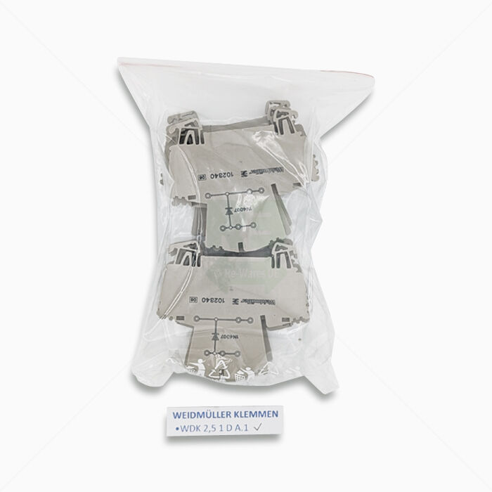 Klemme Weidmüller WDK 2,5 1D A.1 Reihenklemme, 2,5mm², beige 10 Stück