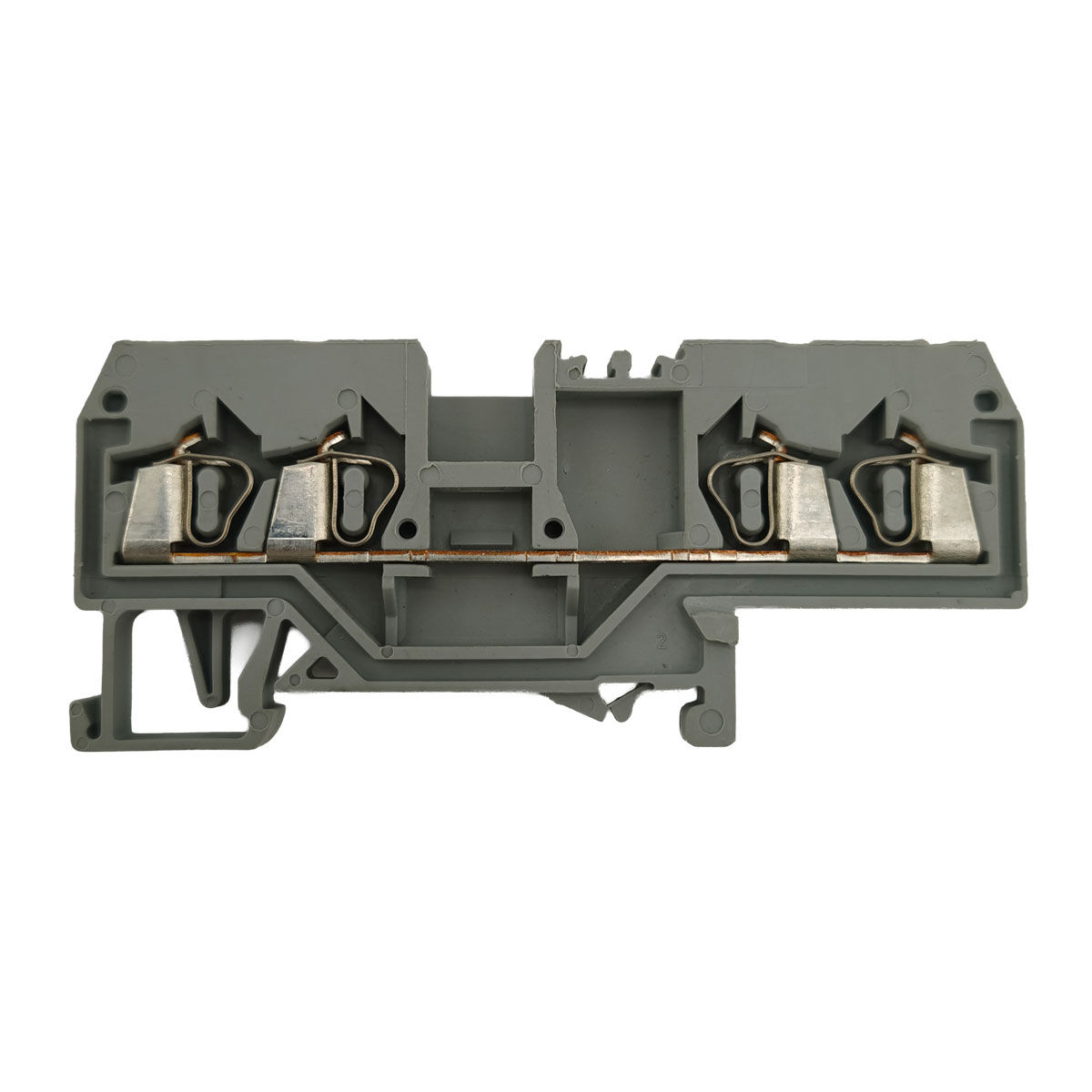 4-Leiter-Durchgangsklemmen WAGO 280-833 2,5 mm² grau – 20 Stück