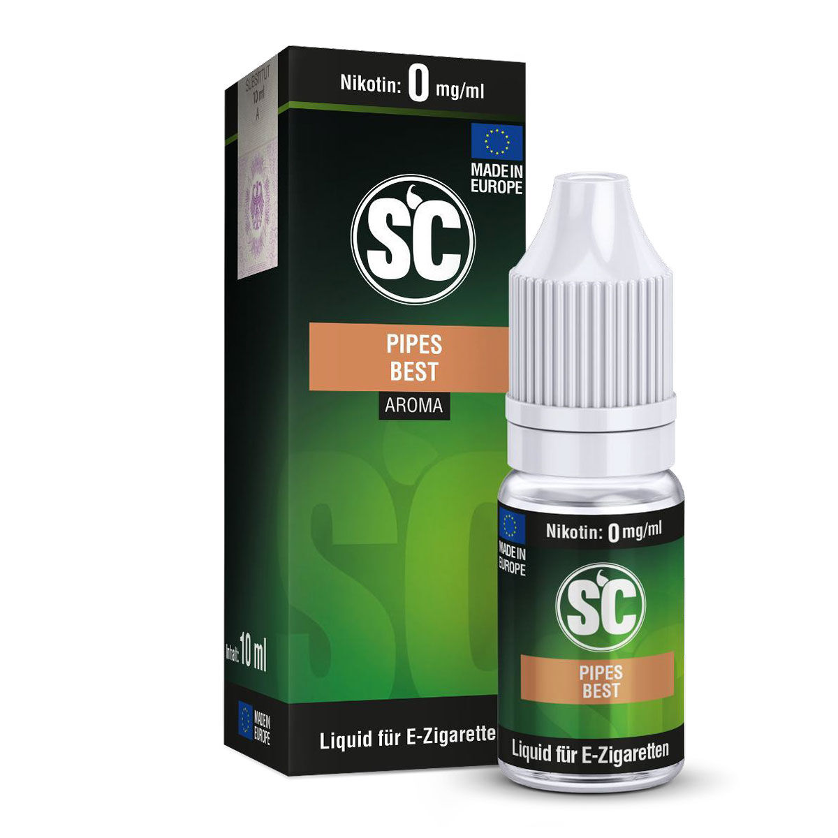 SC Liquid Pipes Best Tabak 10 ml 0 mg/ml