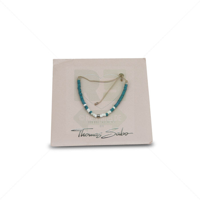 Armband Thomas Sabo A2062-058-7-L20V 13-20 cm türkis/weiß