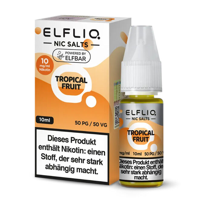 Liquid Nikotinsalz Tropical Fruit ELFLIQ 10ml 10mg/ml (mittel)
