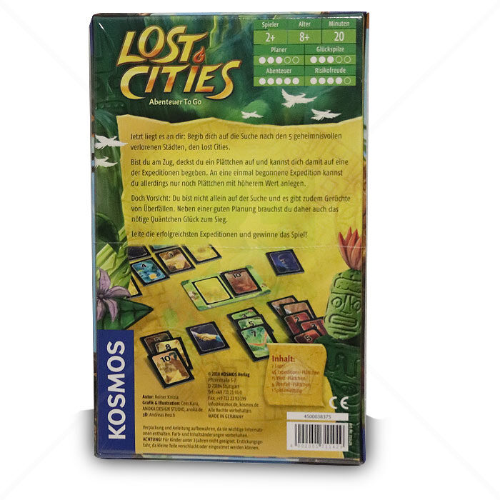 Reisespiel Kosmos Lost Cities To Go