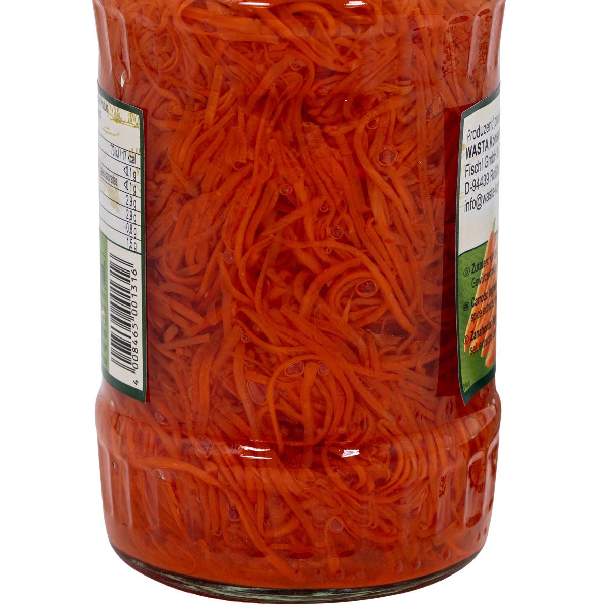 Karottensalat Streifen im Glas 370ml von WASTA