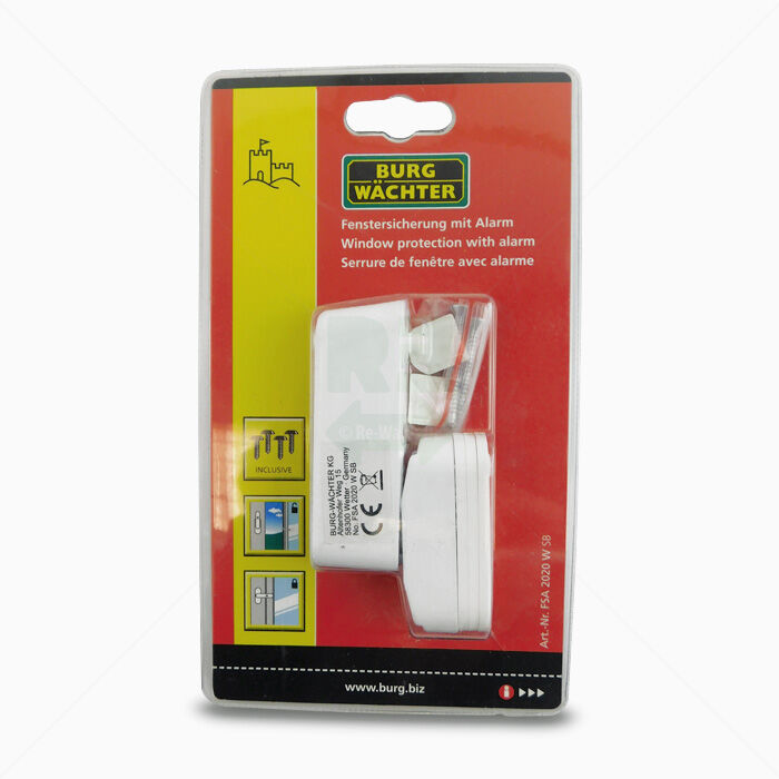 Fensteralarm FSA 2020 Burg-Wächter 110 dB weiß