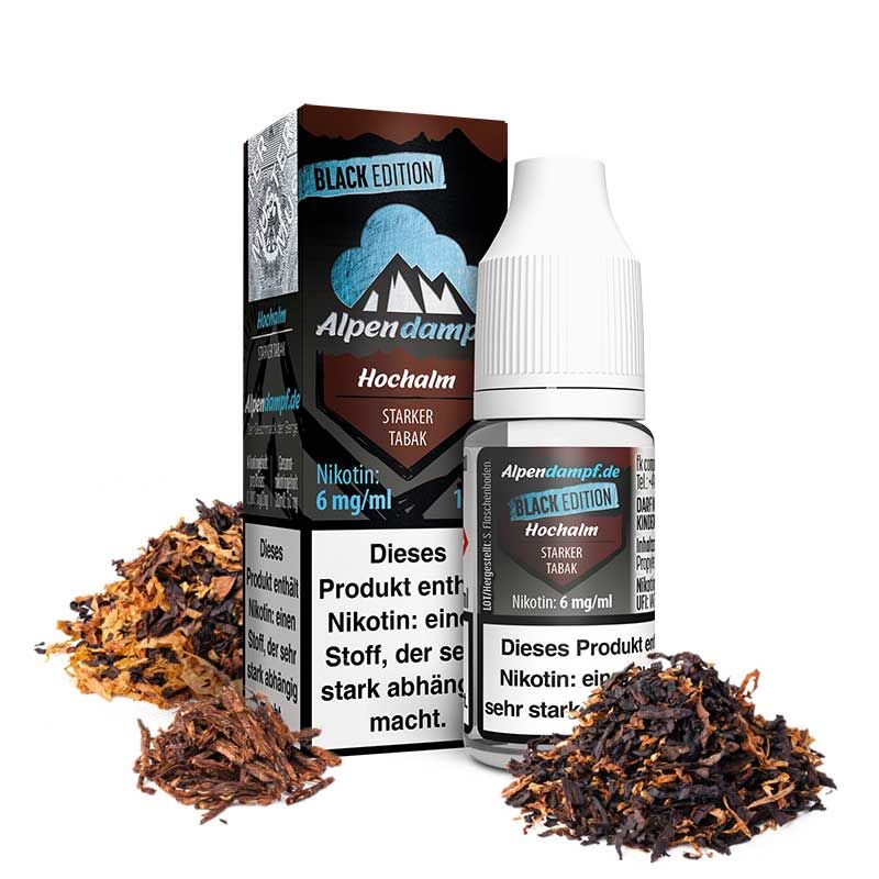 Liquid Black Edition Hochalm Alpendampf 10ml 06 mg/ml (mittel)