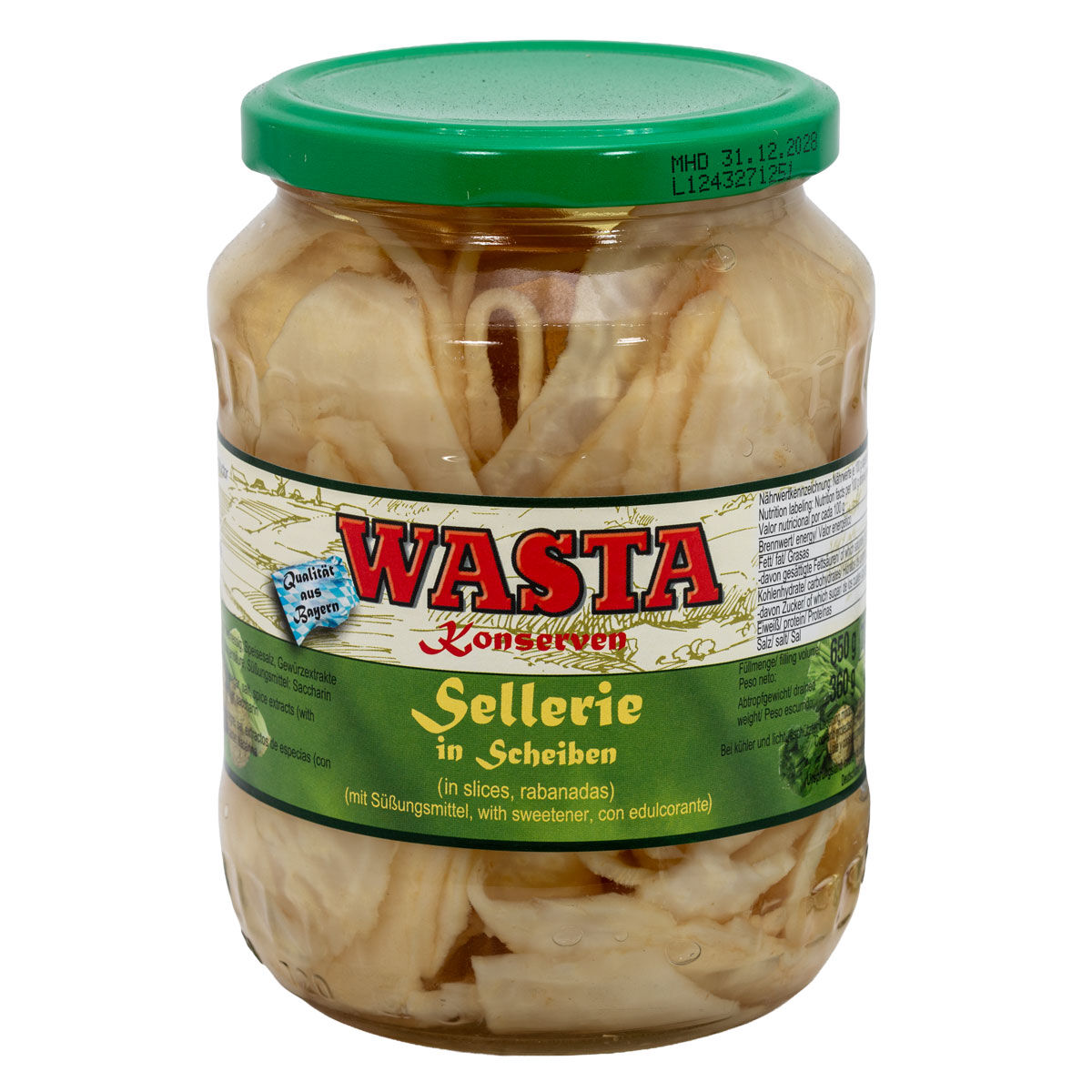 Sellerie Scheiben im Glas 720ml von WASTA