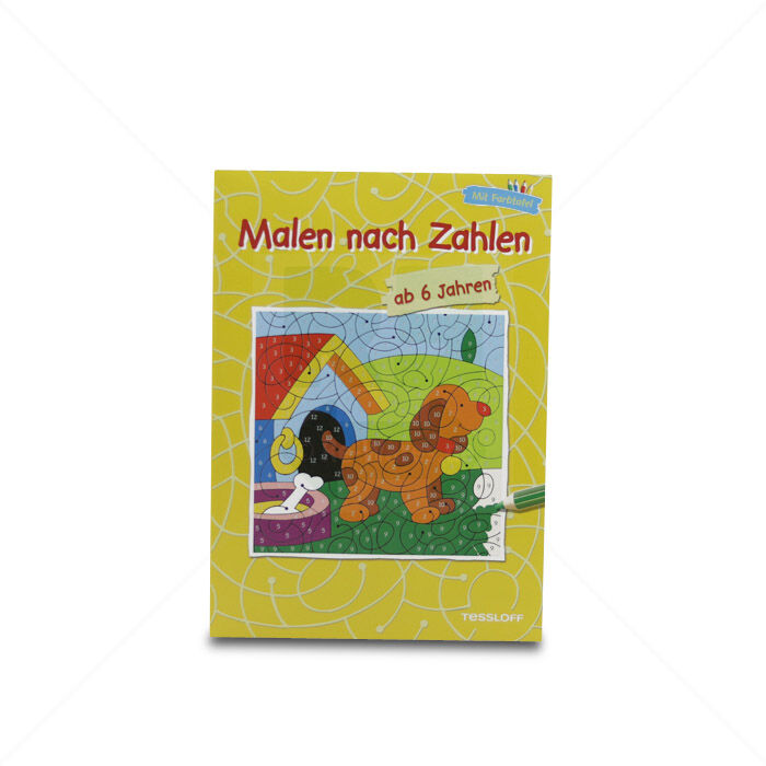 Heft Tessloff Malen nach Zahlen mit Farbtafel ab 6 Jahren Heft Tessloff Malen nach Zahlen mit Farbtafel ab 6 Jahren