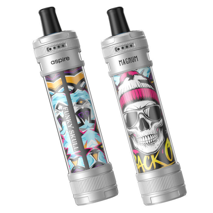 E-Zigaretten Set ASPIRE Magnum 6ml Silber & Funky Skull
