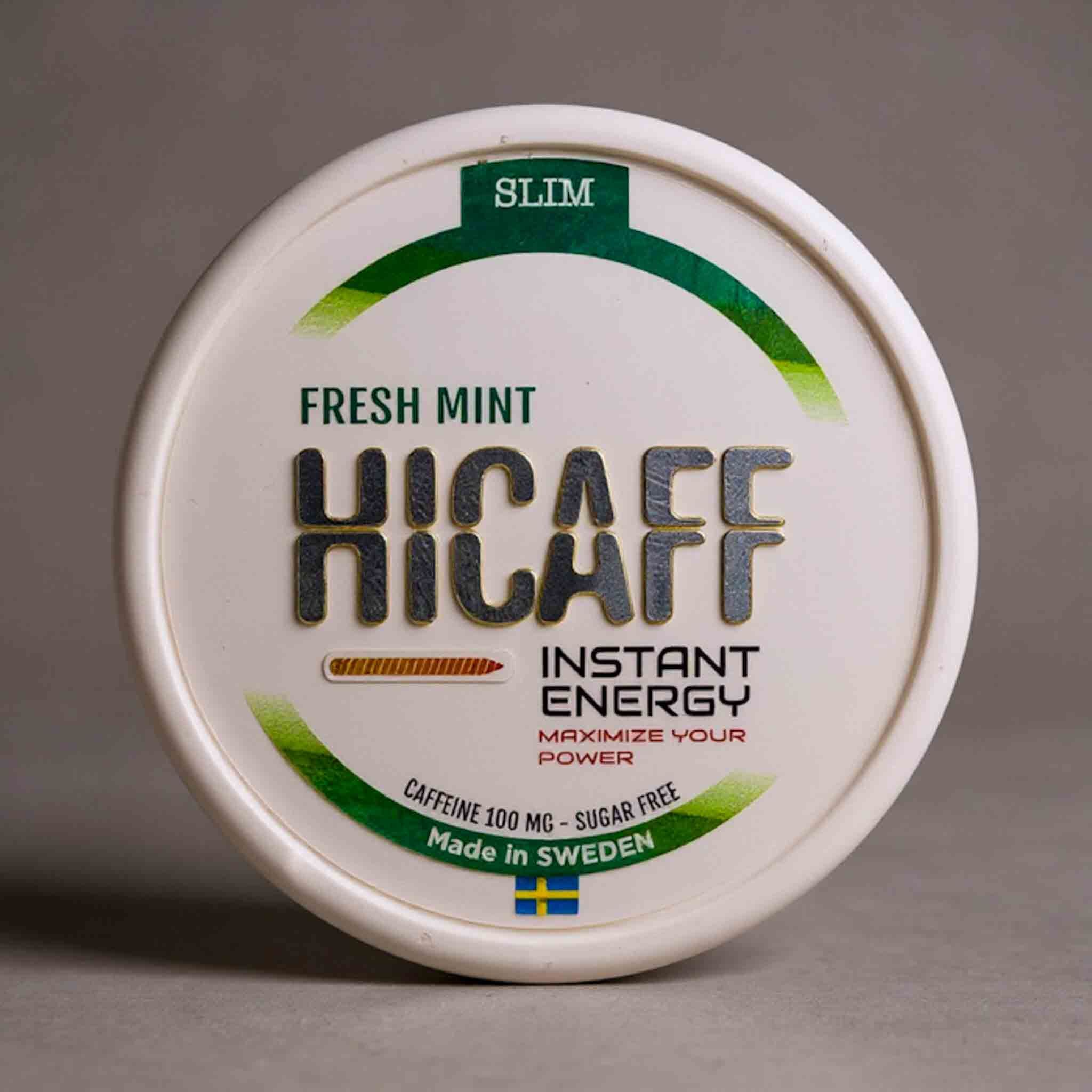 Energy Pouches Hicaff Fresh Mint Slim 14,7g