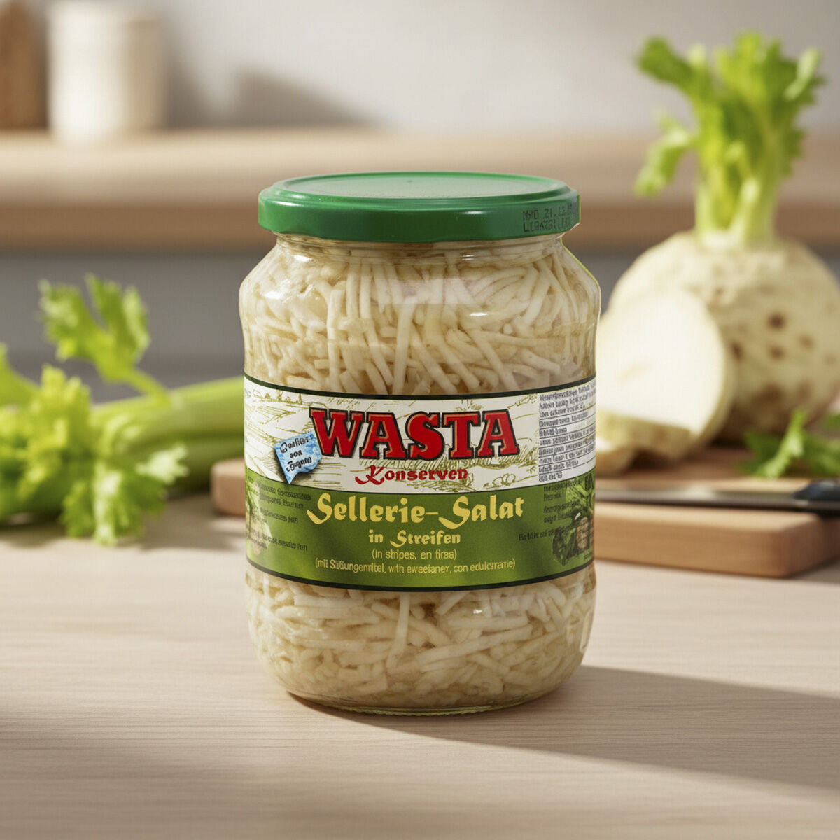 Selleriesalat Streifen im Glas 720ml von WASTA