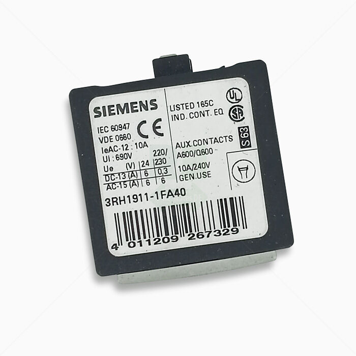 Hilfsschalterblock Siemens 3RH1911-1FA40