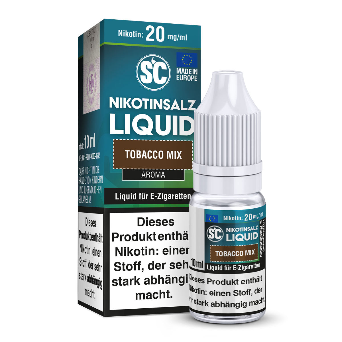 SC Liquid Nikotinsalz Tobacco Mix 20 mg/ml 10 ml