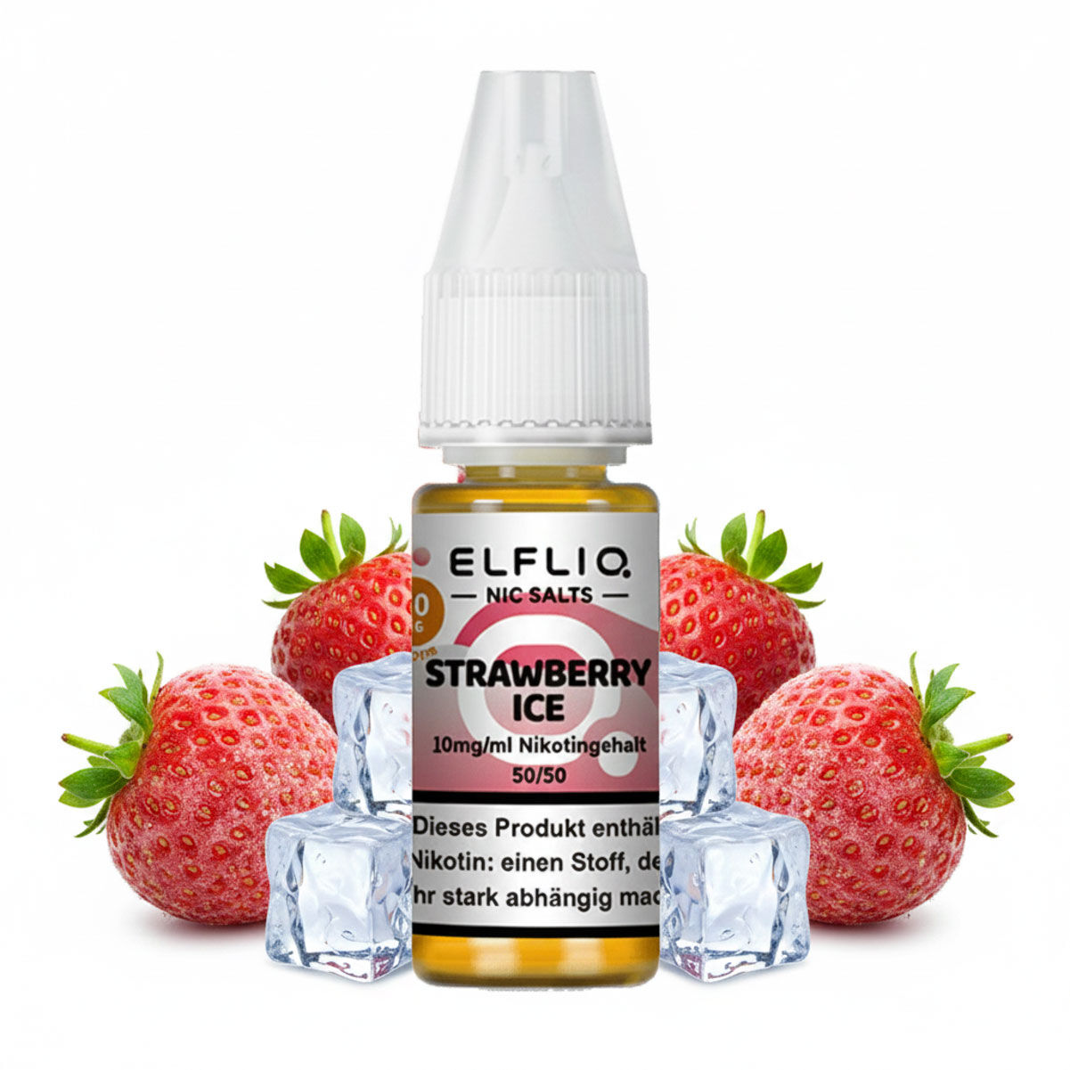 Liquid Nikotinsalz Strawberry Ice ELFLIQ 10ml 10mg/ml