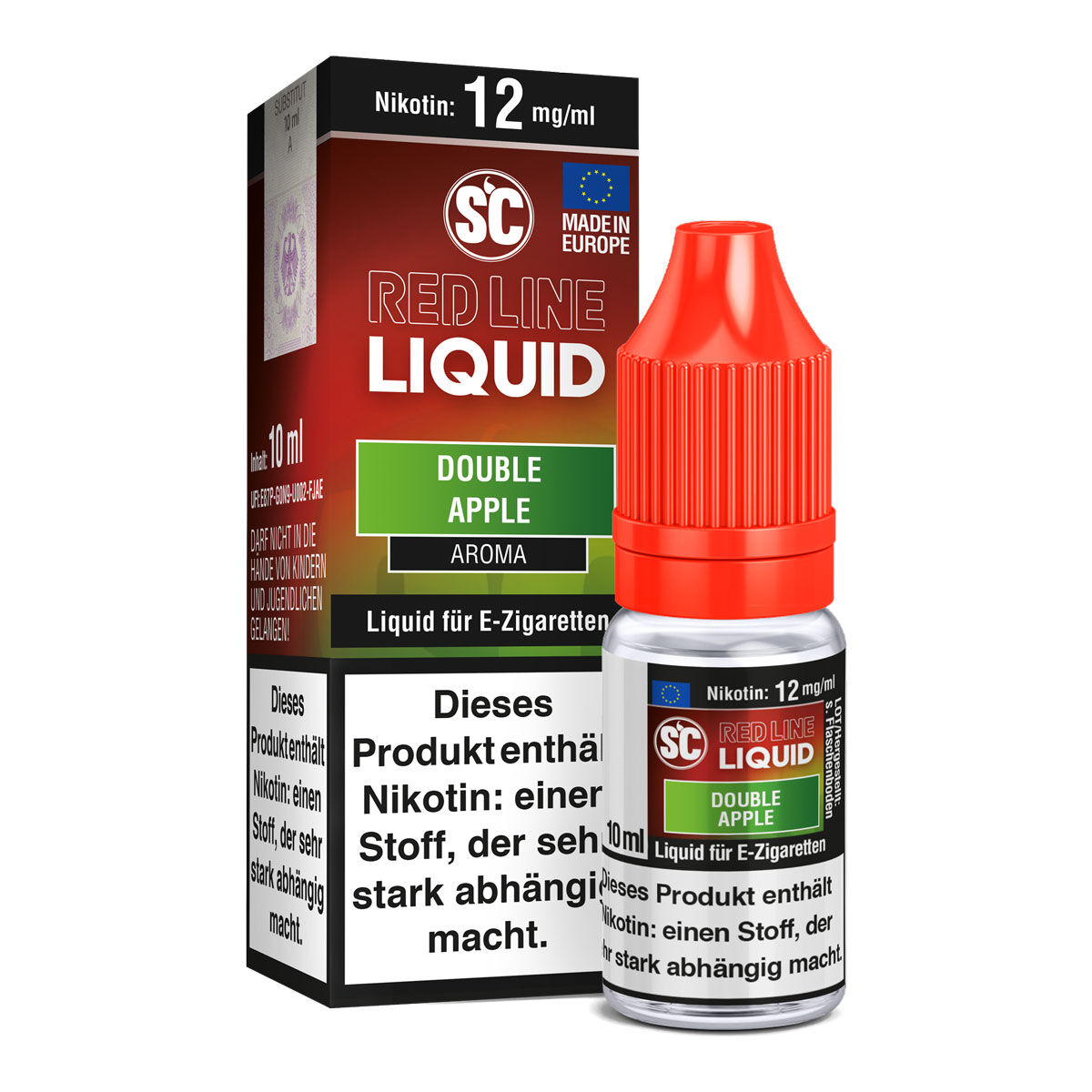 Liquid Red Line Double Apple SC 10 ml – 12 mg/ml stark