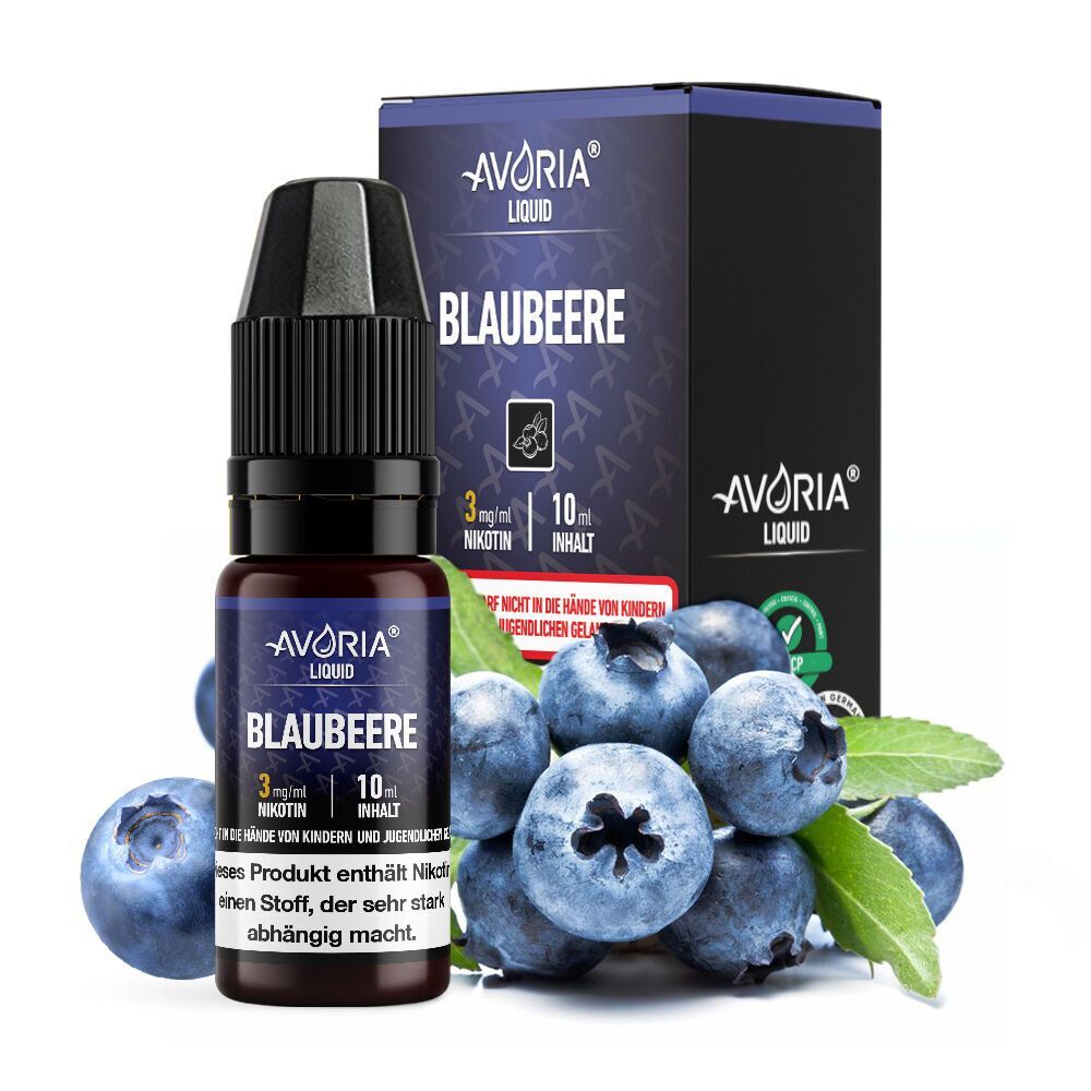 *ABVERKAUF* Liquid Nikotinsalz Blaubeere Avoria 10ml
