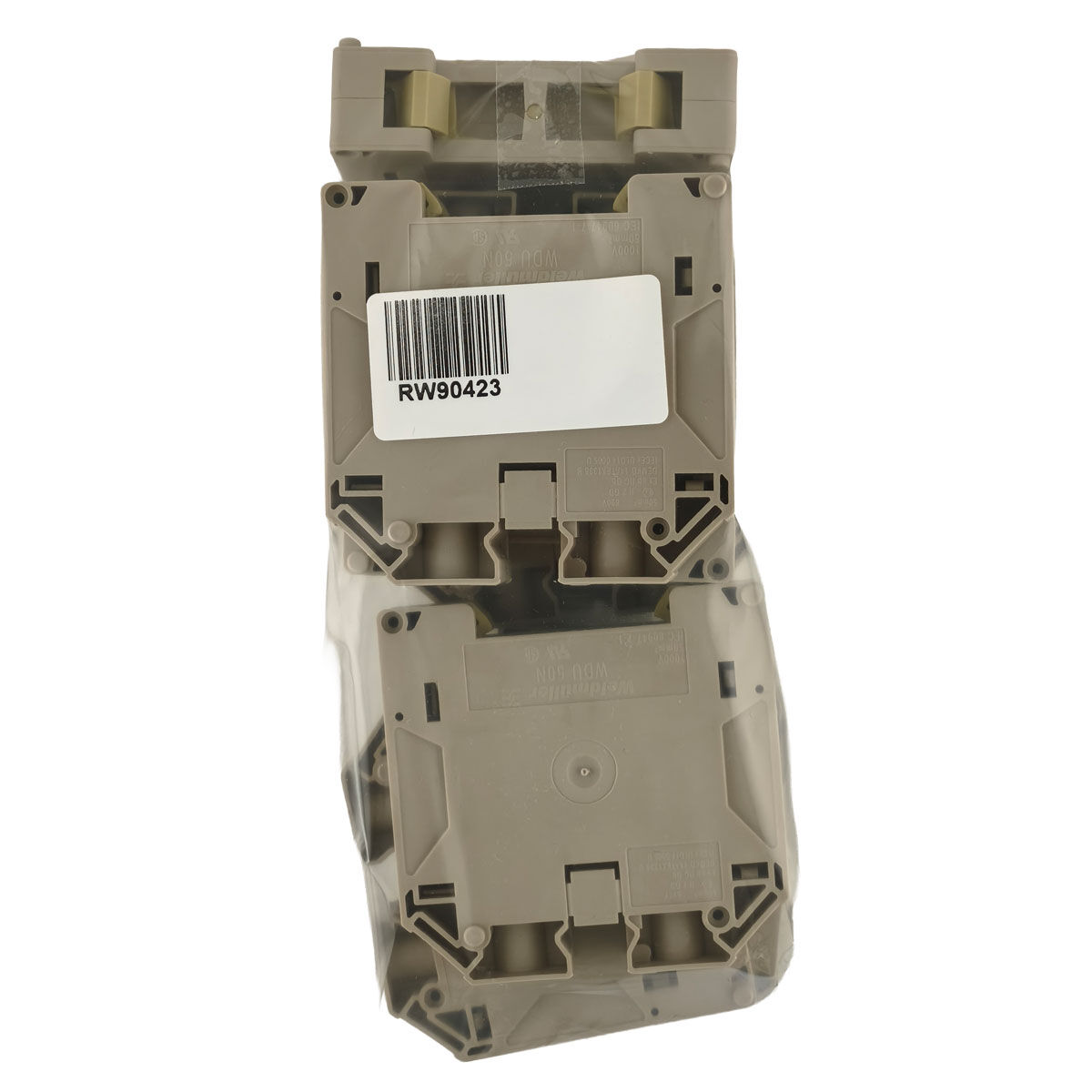 Klemmen Weidmüller WDU 50N Durchgangsklemme, 50mm², beige 8 Stück