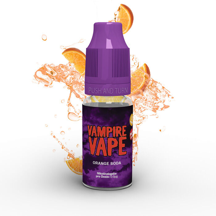 *ABVERKAUF* Liquid Orange Soda Vampire Vape 10ml 00 mg/ml (ohne)