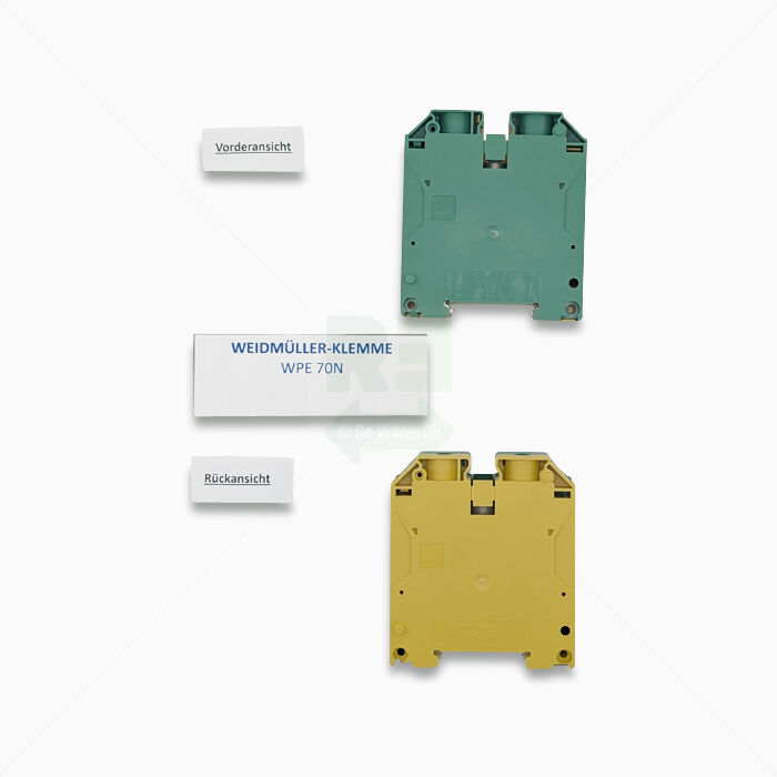 Klemme Weidmüller WPE 70 Schutzleiterklemme, 70mm², grün/gelb
